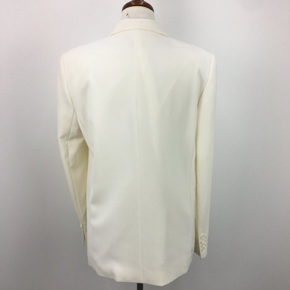 Express White Double Breasted Blazer Jacket - Picture 3 of 9